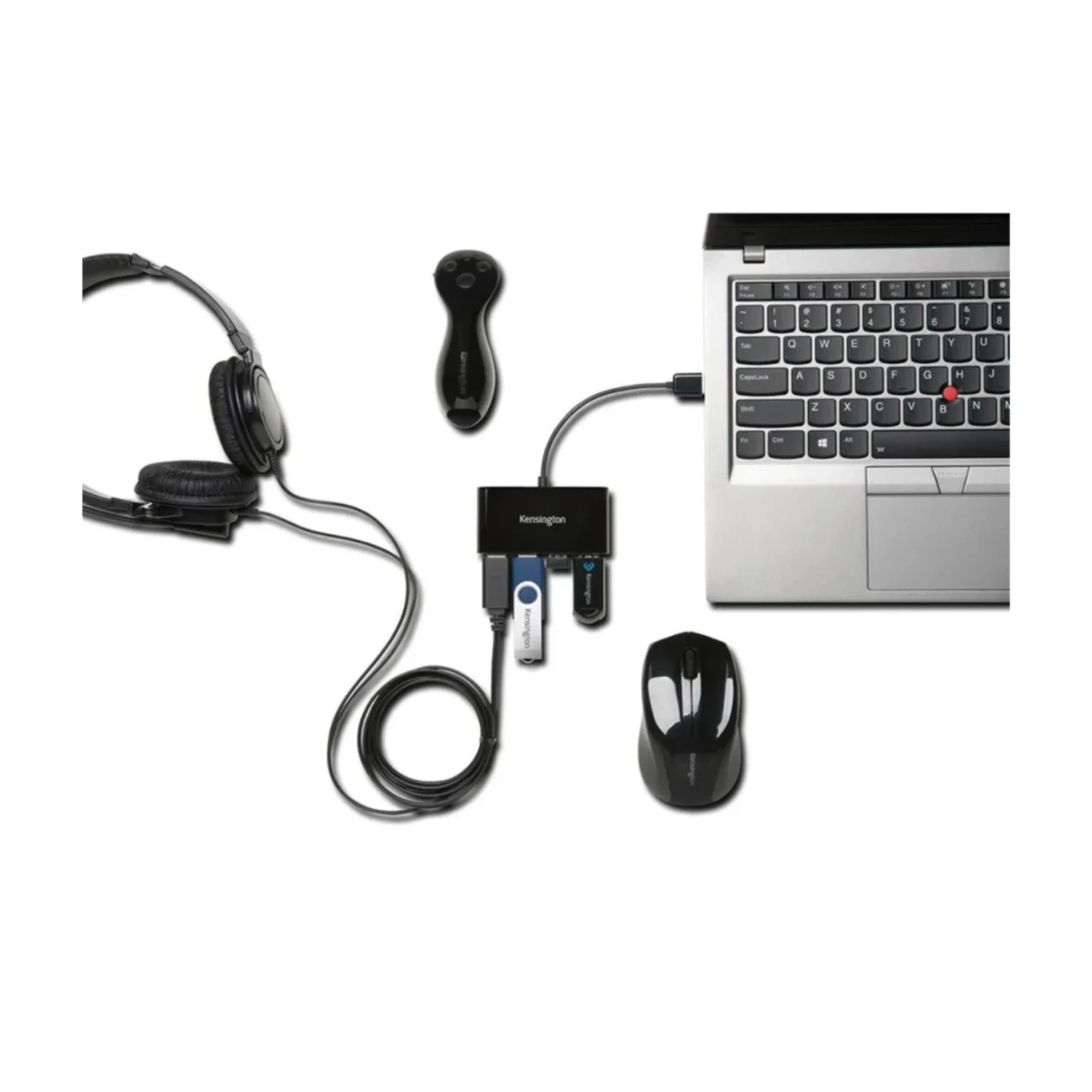 ADAPTADOR POCKETHUB MINI 2.0 PARA 4 PUERTOS vista 2