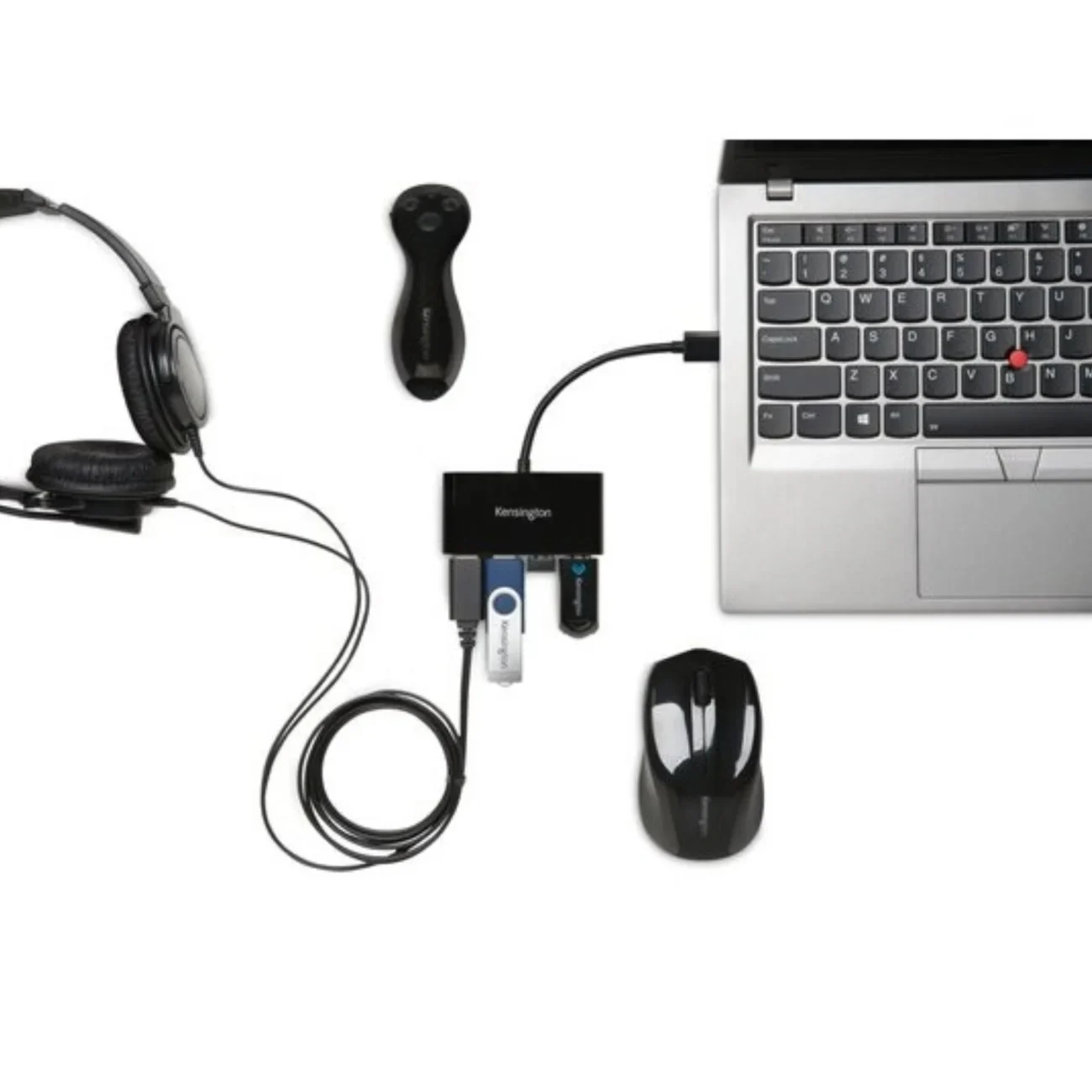 ADAPTADOR MULTIPUERTO HUB UH4000 USB 3.0 4-PORT vista 2