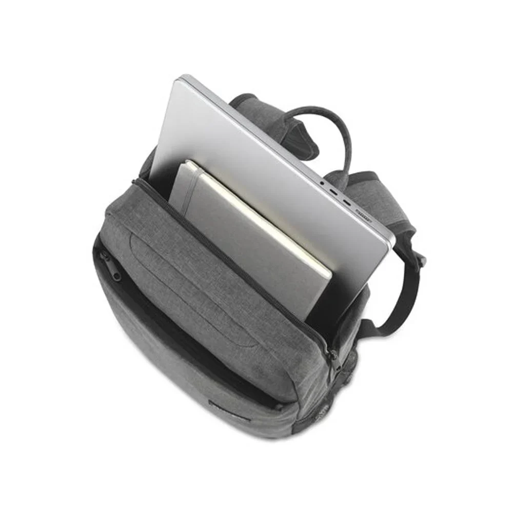 MOCHILA SIMPLY PORTABLE HASTA 16 GRIS WATERPROOF vista 4