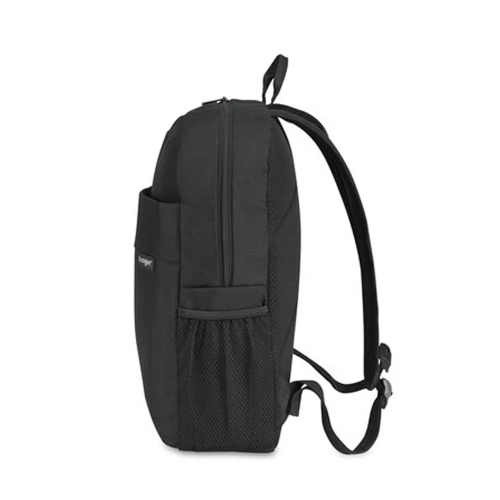 MOCHILA SIMPLY PORTABLE HASTA 16 NEGRA WATERPROOF vista 4