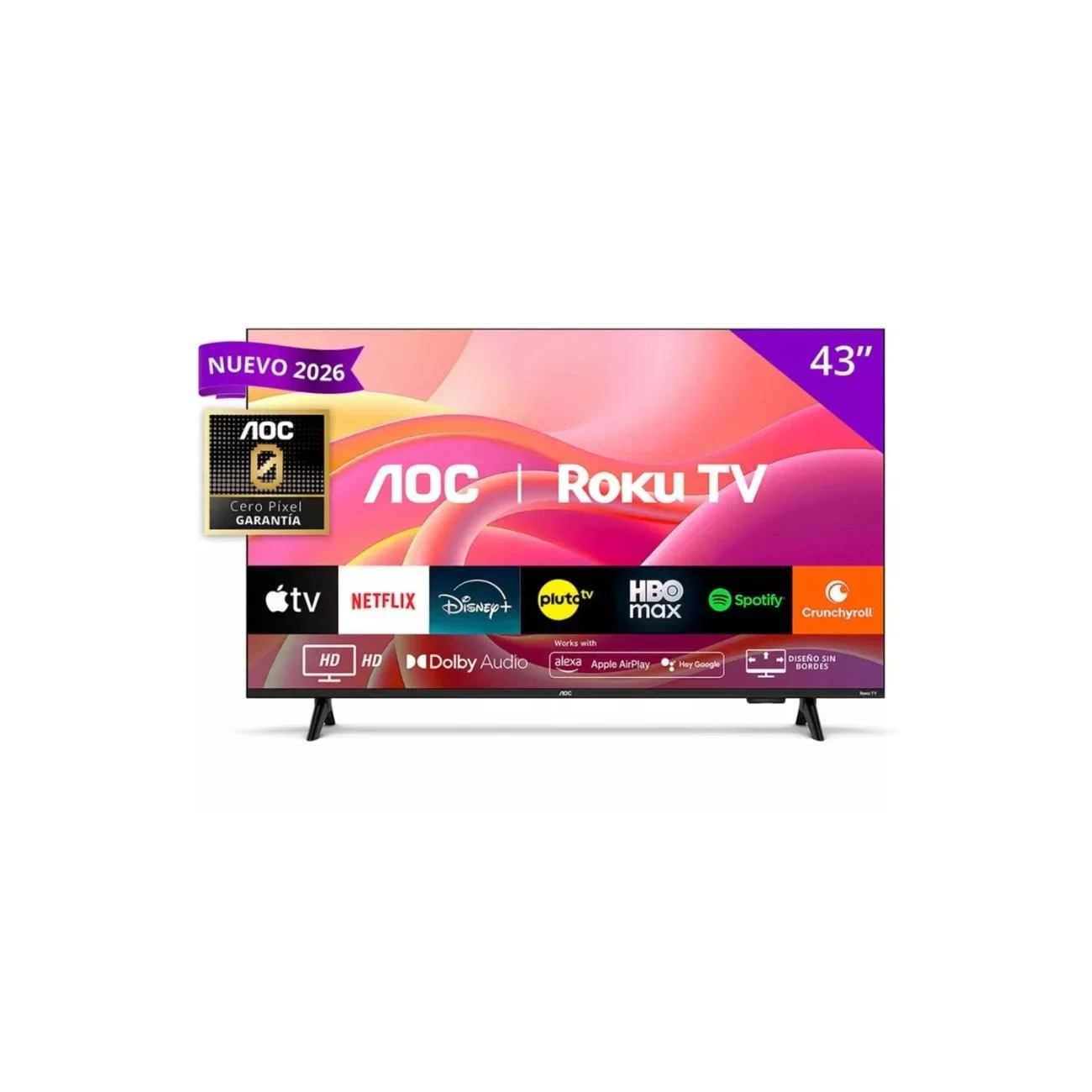 SMART TV AOC ROKU TV 43 FULL HD (43S5155)