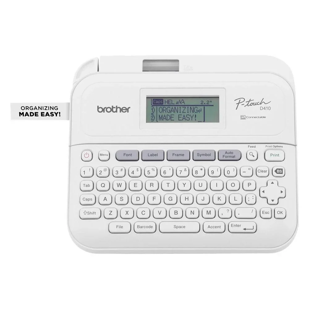 ROTULADORA PT-D410 DE ESCRITORIO . vista 2