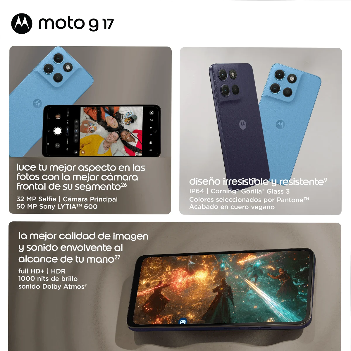 moto g17 4 GB + 128 GB vista 4
