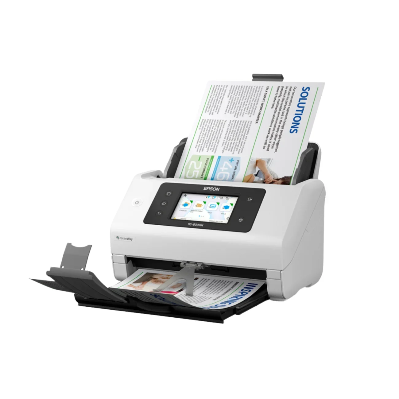 ESCANER INALAMBRICO EPSON DS-900WN vista 2