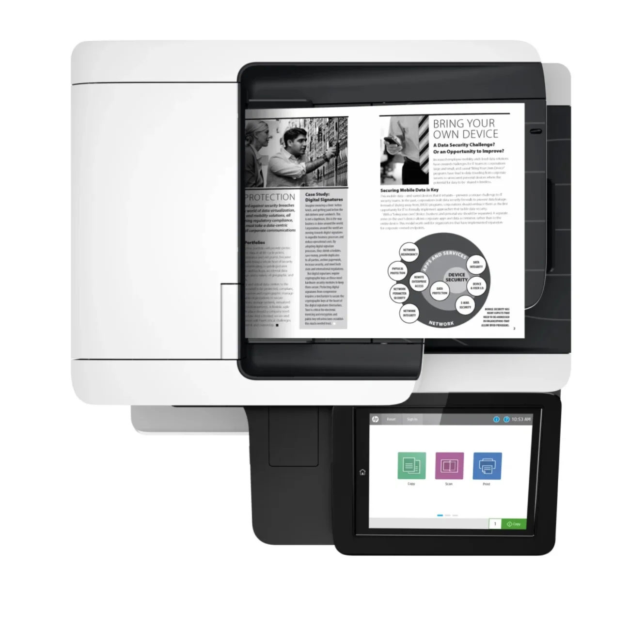 MULTIFUNCIONAL LASER HP LASERJETMANAGED E52645DN vista 3