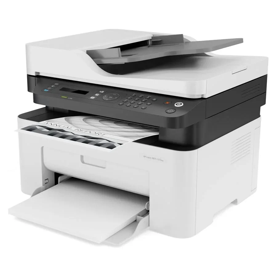 MULTIFUNCIONAL LASER HP LASER MFP 137FNW MONO vista 3