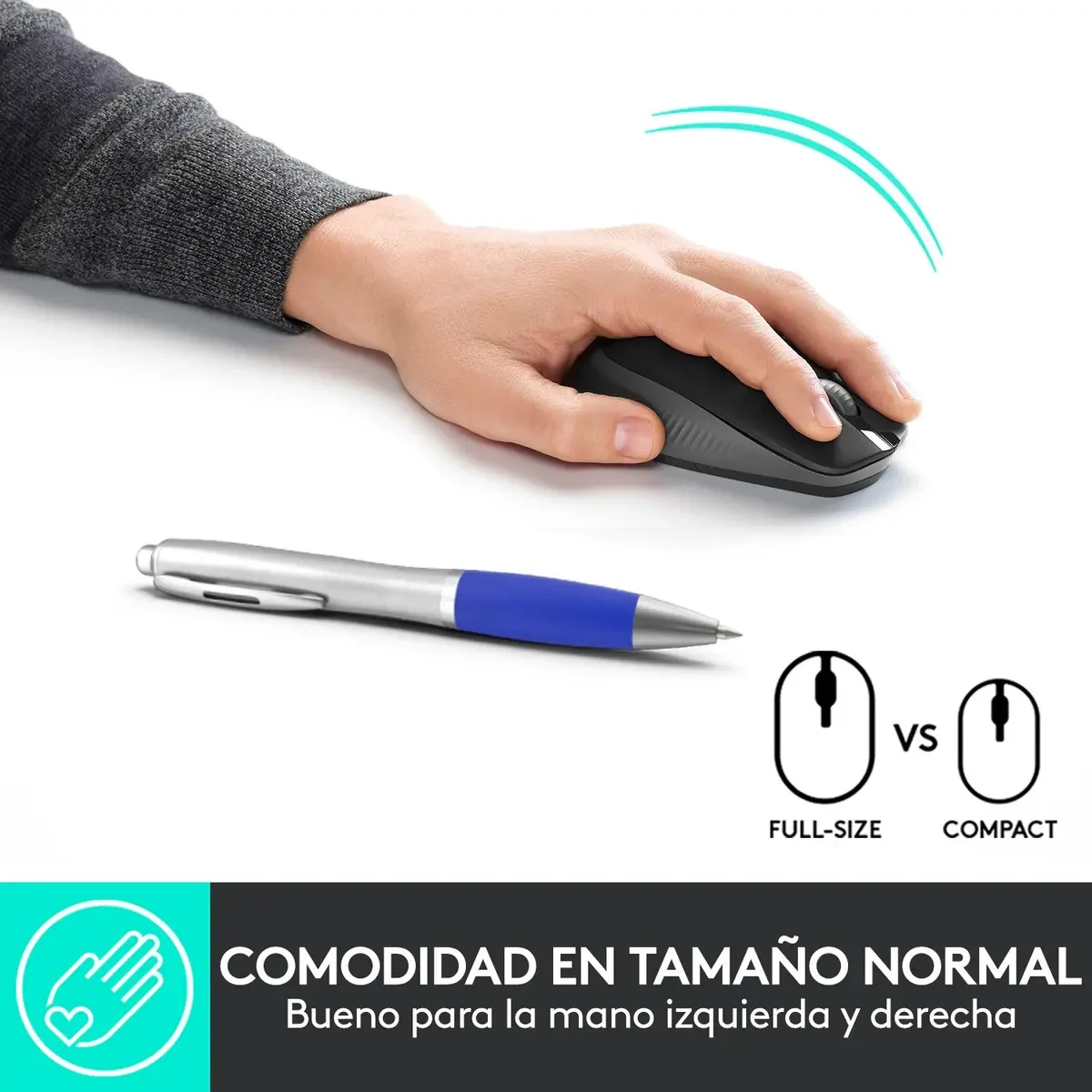 Mouse inalámbrico M190 vista 5
