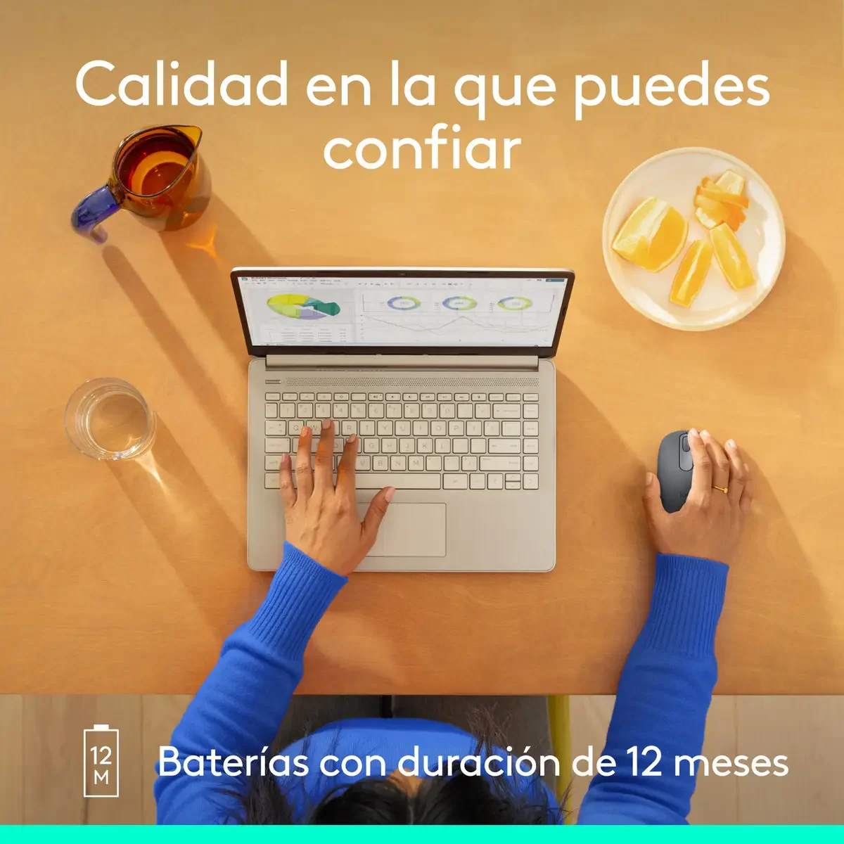 Mouse Bluetooth M196 vista 3