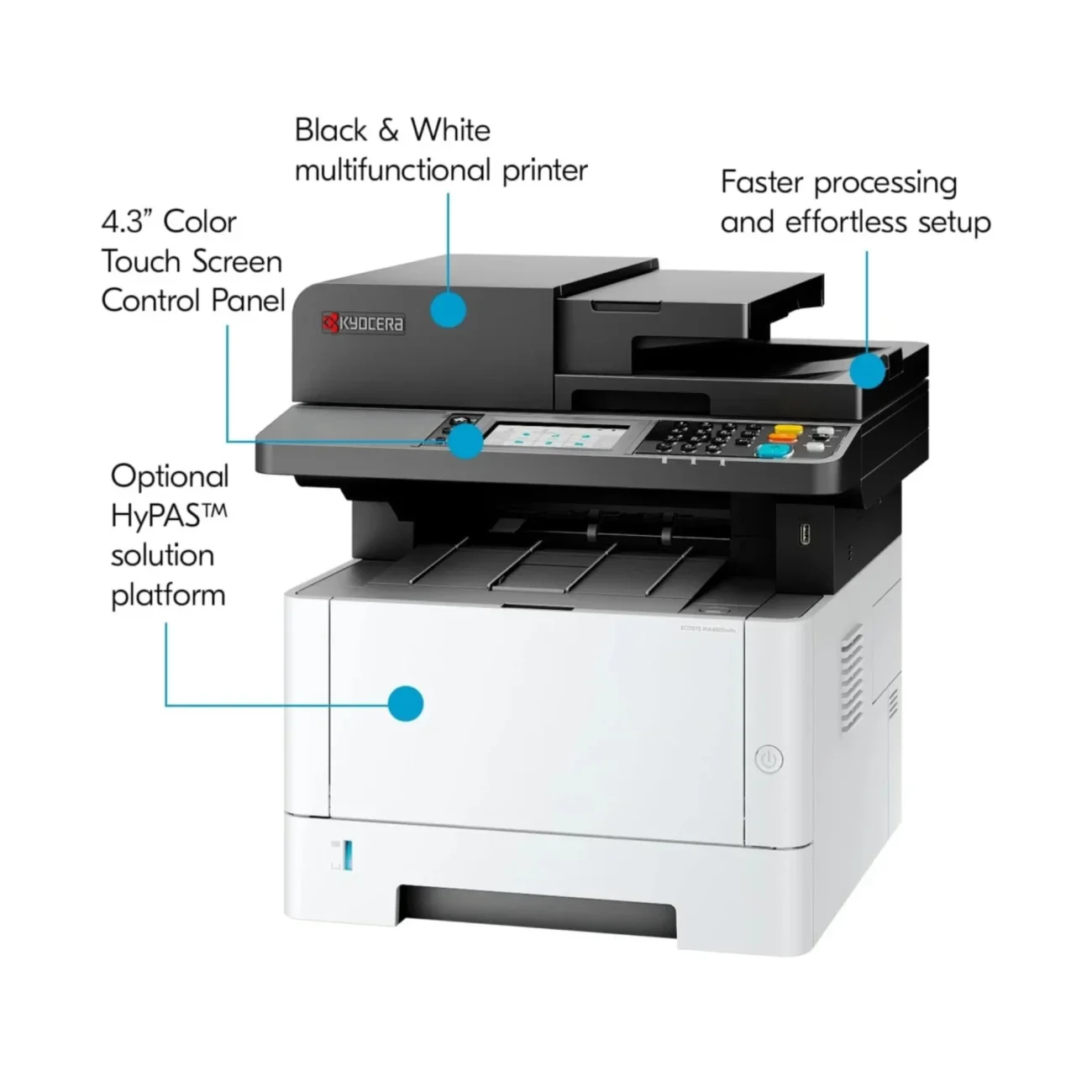 IMPRESORA KYOCERA MA4000WIFX (REM-2640) vista 2