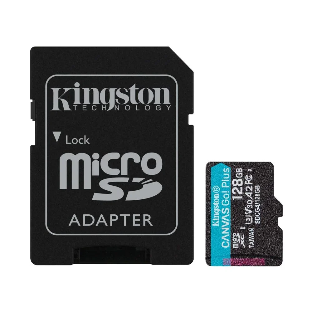 TARJETA 128GB MICROSDXC CANVAS GOPLUS GEN4 200MB/S vista 2