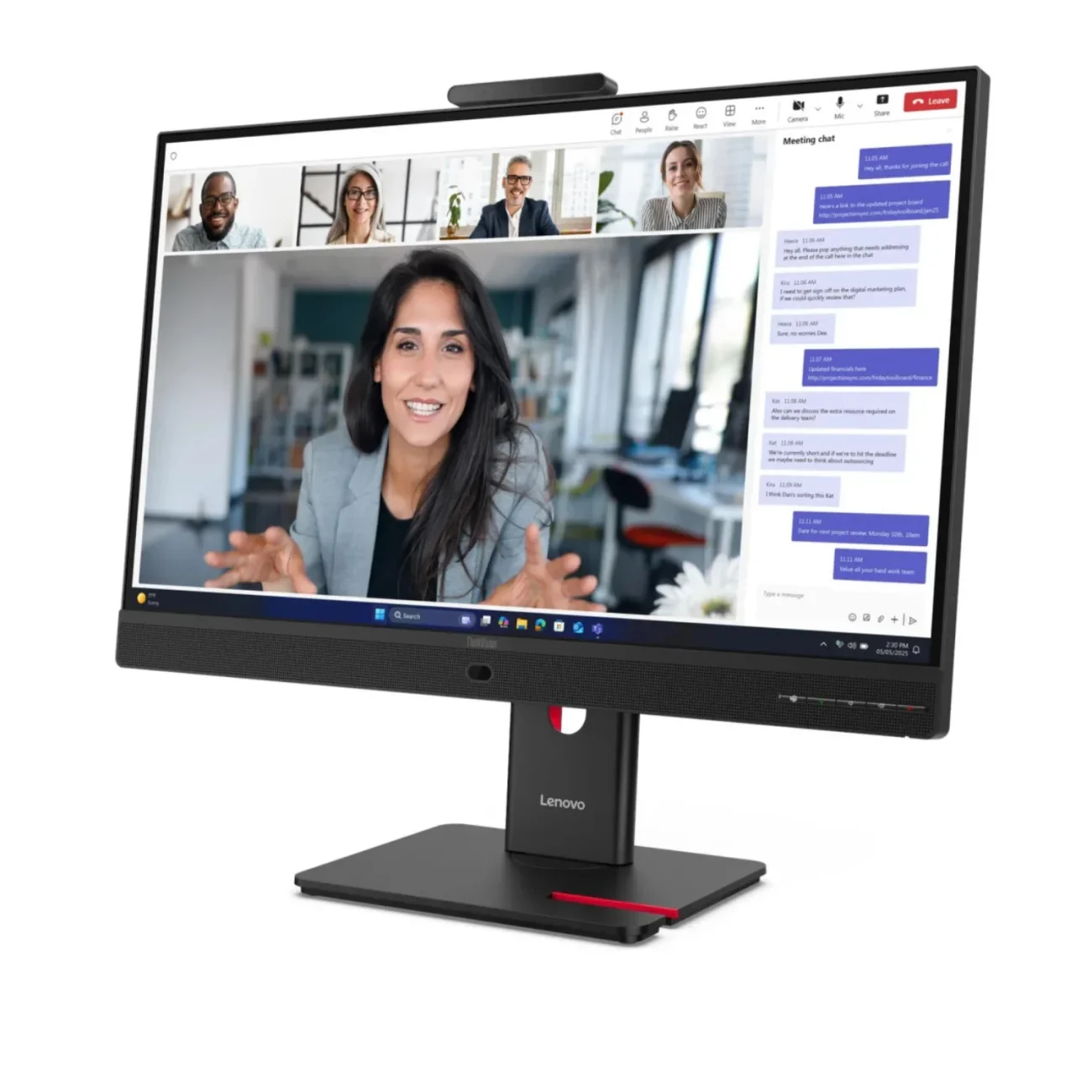 LENOVO THINKVISION T27QD-4V 2K PIVOTDOCK 120HZCAM vista 2