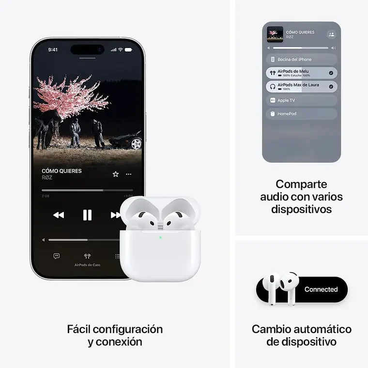 AirPods 5 con cancelación de ruido y carga inalambrica vista 5
