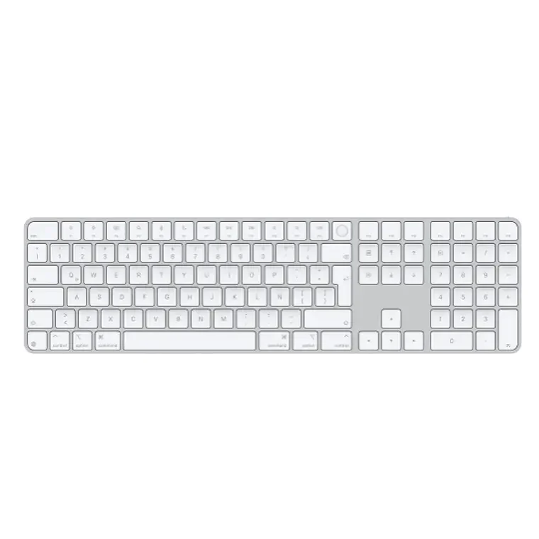 Magic Keyboard con Keypad numerico y Touch ID para modelos con procesador M Apple Latinoamericano blanco