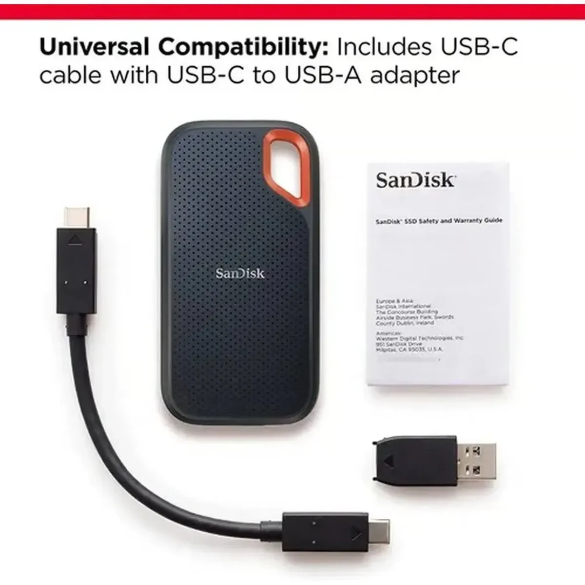 SSD Externo 1TB Extreme Sandisk vista 3