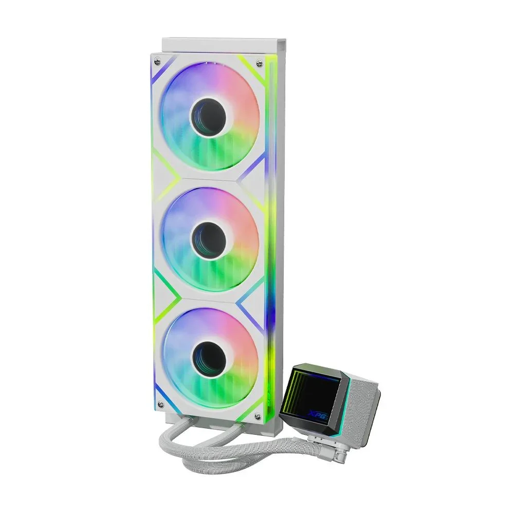 ENFRIADOR LIQUIDO XPG LEVANTE II 360 ARGB 360MM WH vista 3