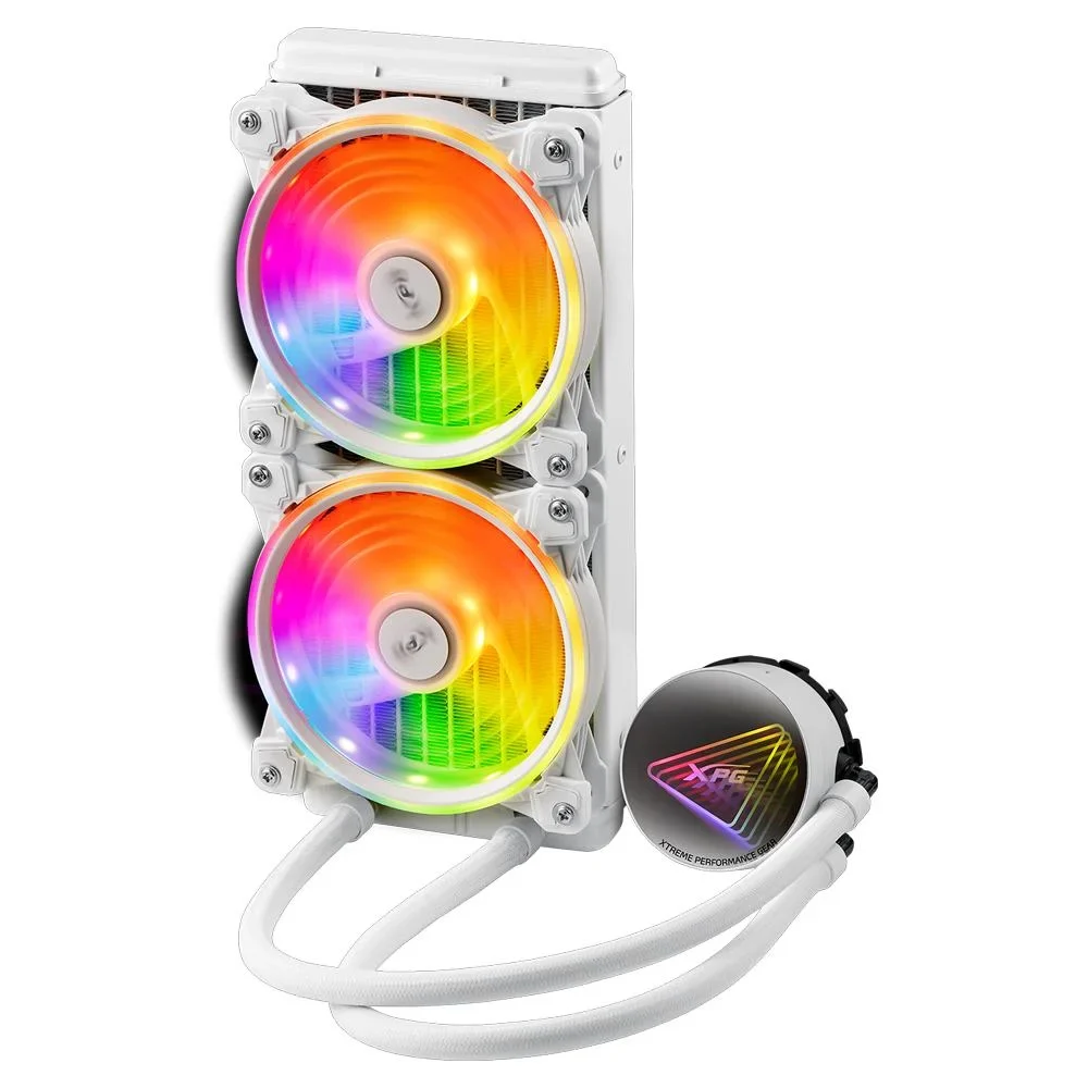 ENFRIADOR LIQUIDO XPG LEVANTE II 240 ARGB WHITE vista 3