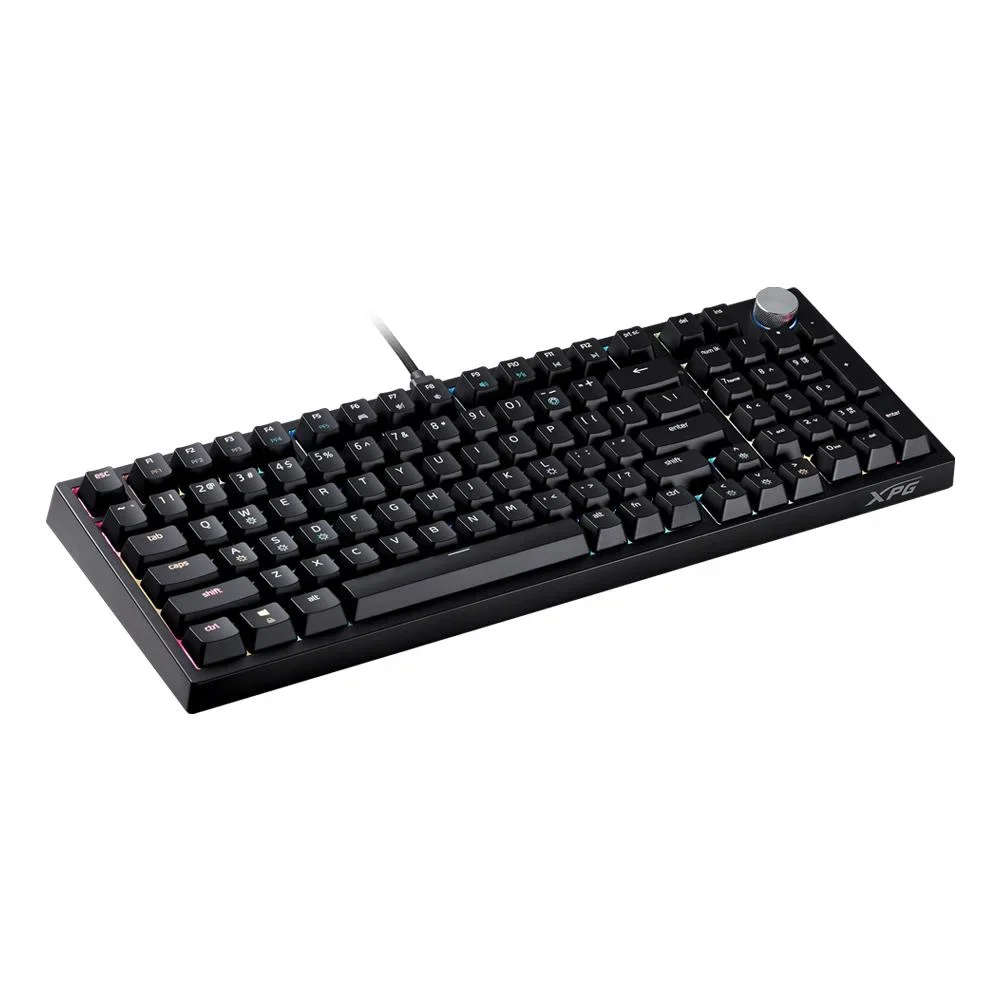 TECLADO MEC. ESP GAMING XPG SORCERER RGB 100%GHOST vista 4