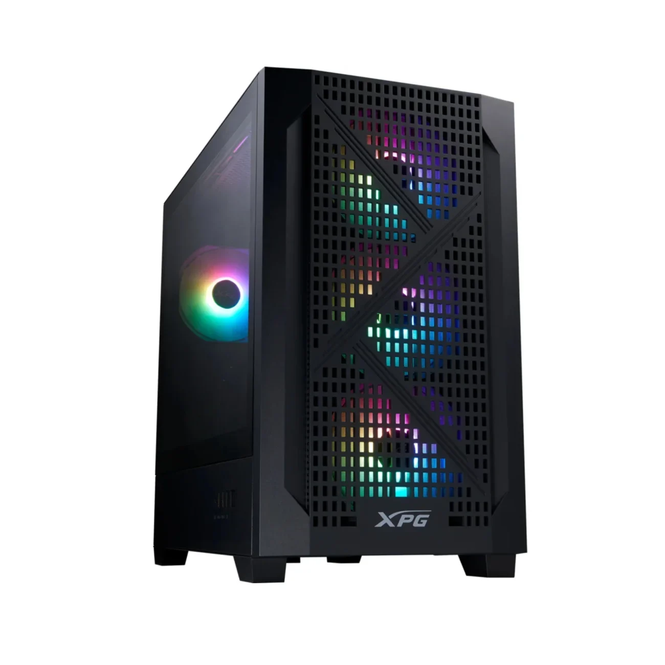 GABINETE XPG LANDER 300 MICRO-ATX 4 VENT ARGB NEGR vista 2
