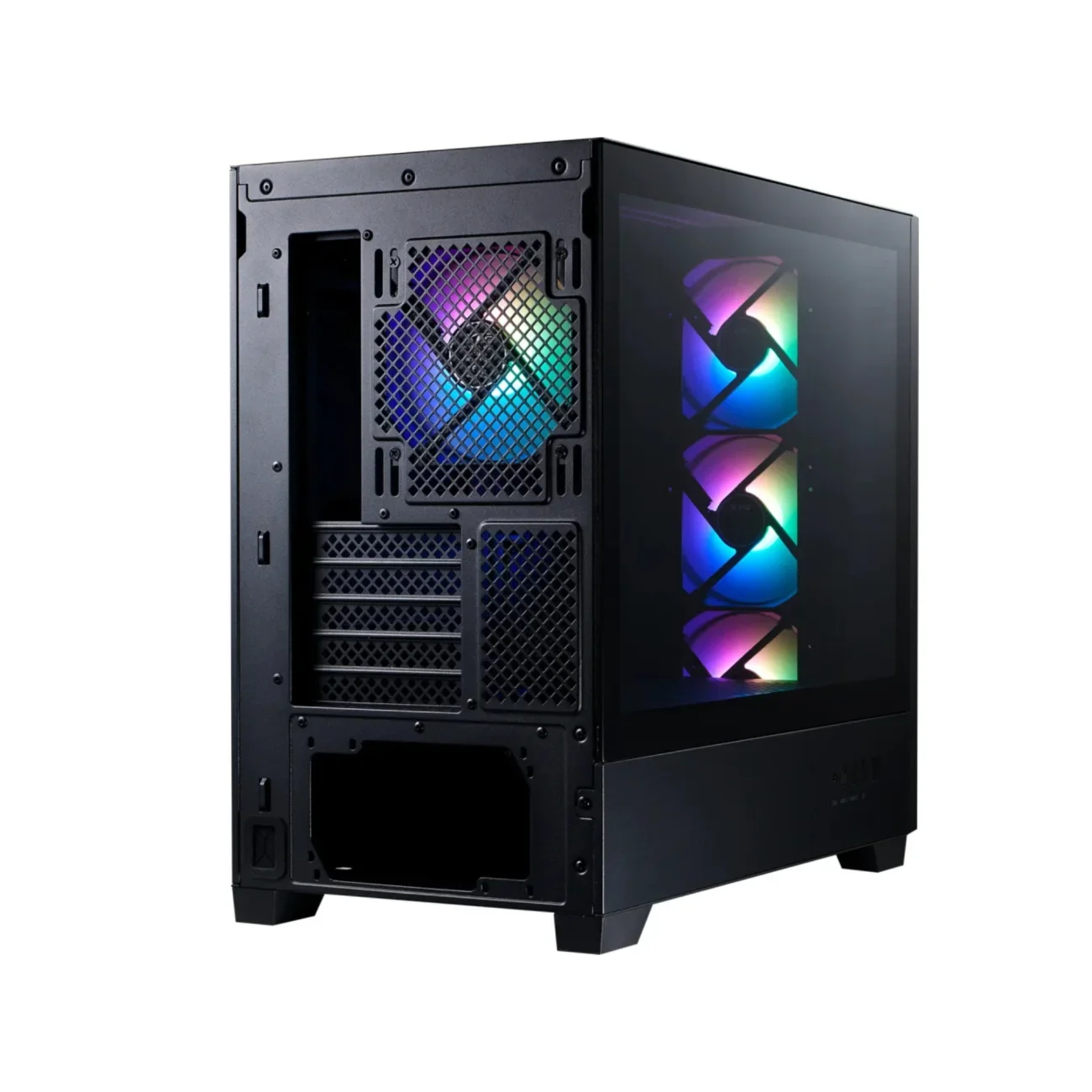 GABINETE XPG LANDER 300 MICRO-ATX 4 VENT ARGB NEGR vista 5