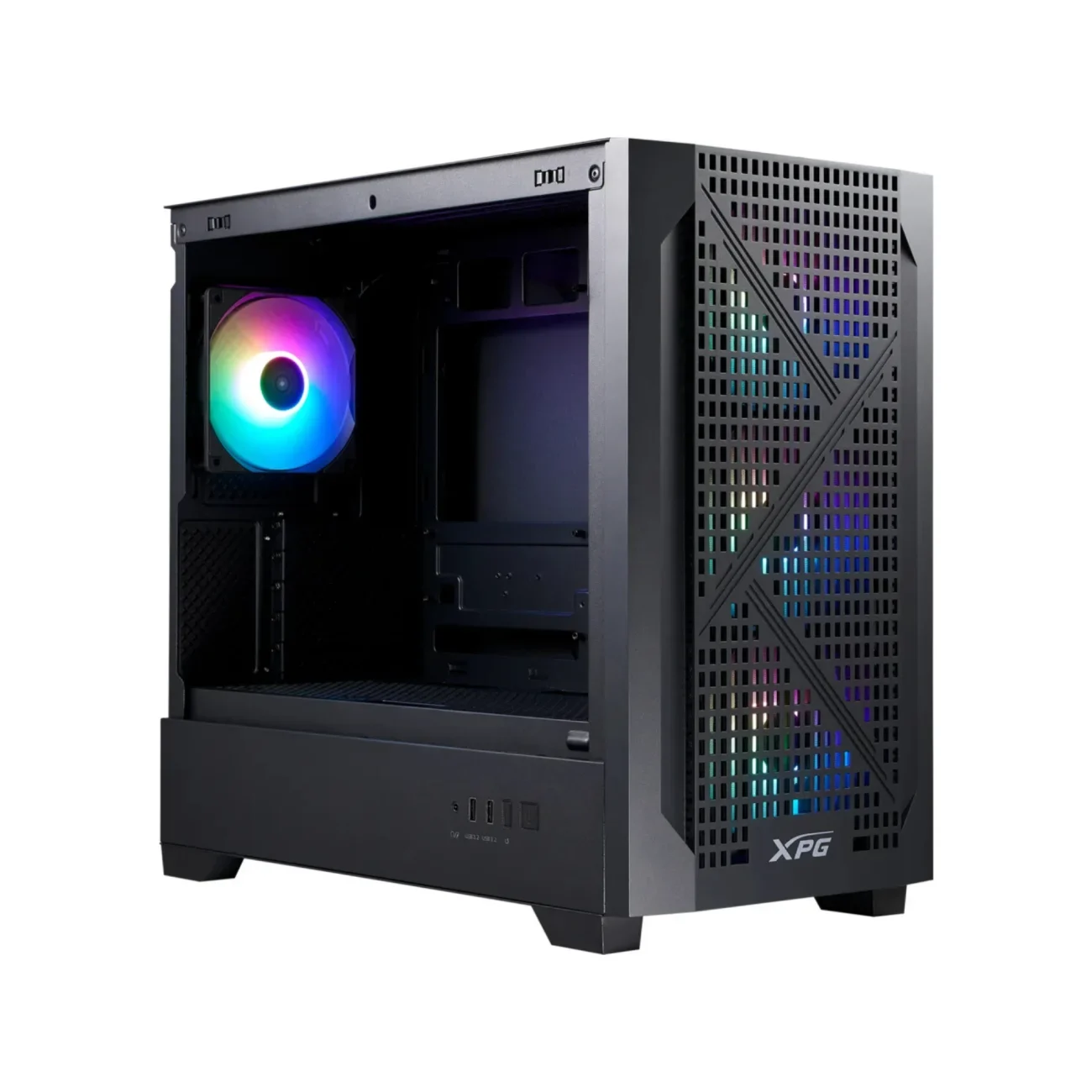 GABINETE XPG LANDER 300 MICRO-ATX 4 VENT ARGB NEGR vista 6