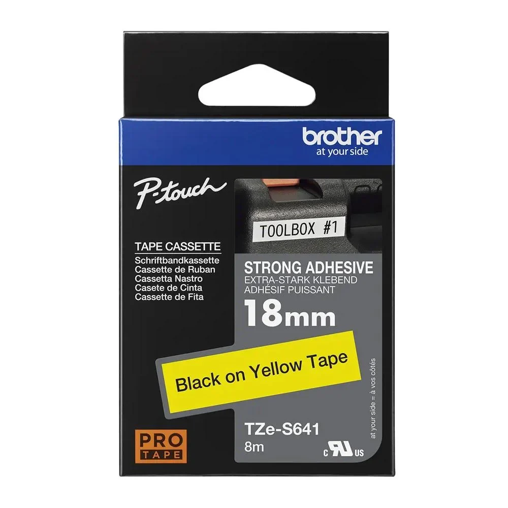 CINTA BROTHER TZE-S641 ROTULADORA AMARILLA