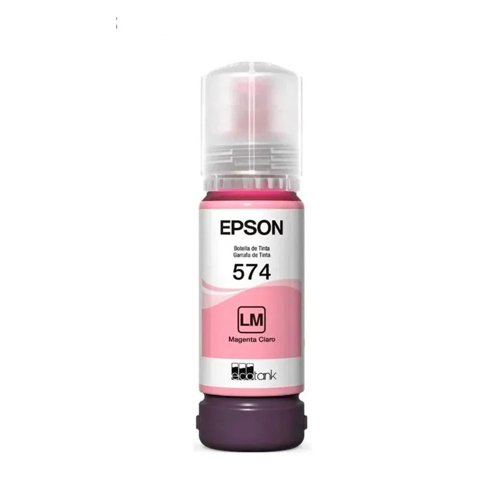 TINTA BOTELLA DE LIGHT MAGENTA EPSON T574 vista 2