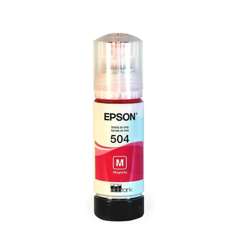 TINTA BOTELLA DE MAGENTA EPSON T504