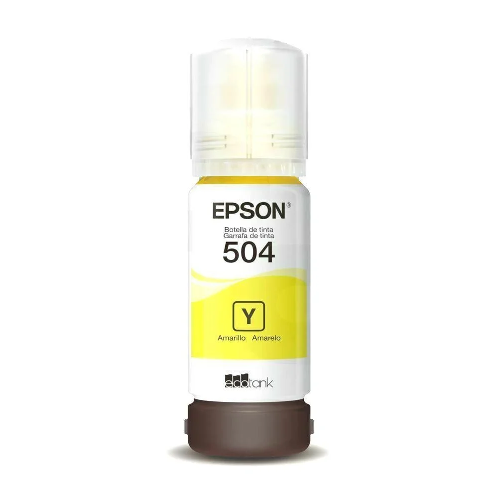 TINTA BOTELLA DE AMARILLO EPSON T504