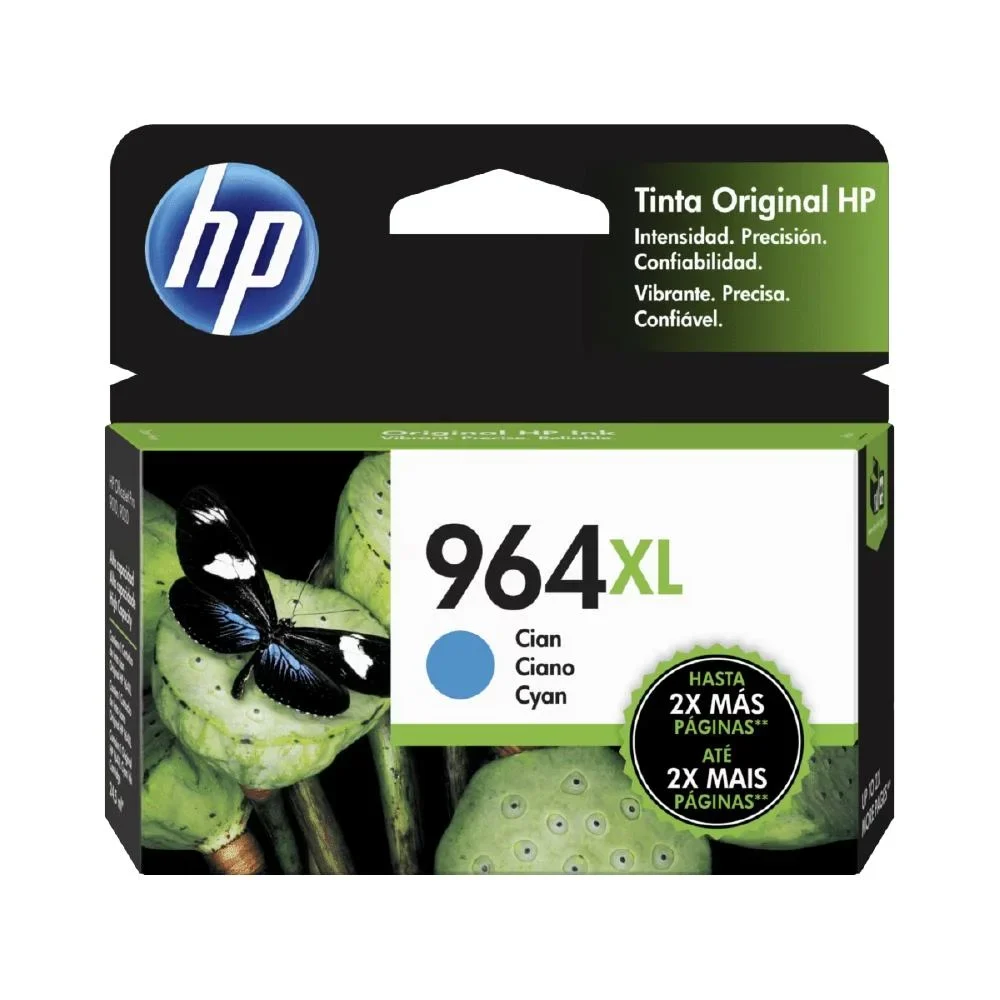 TINTA CARTUCHO DE DE ALTA HP 964XL CIAN — imagen 1