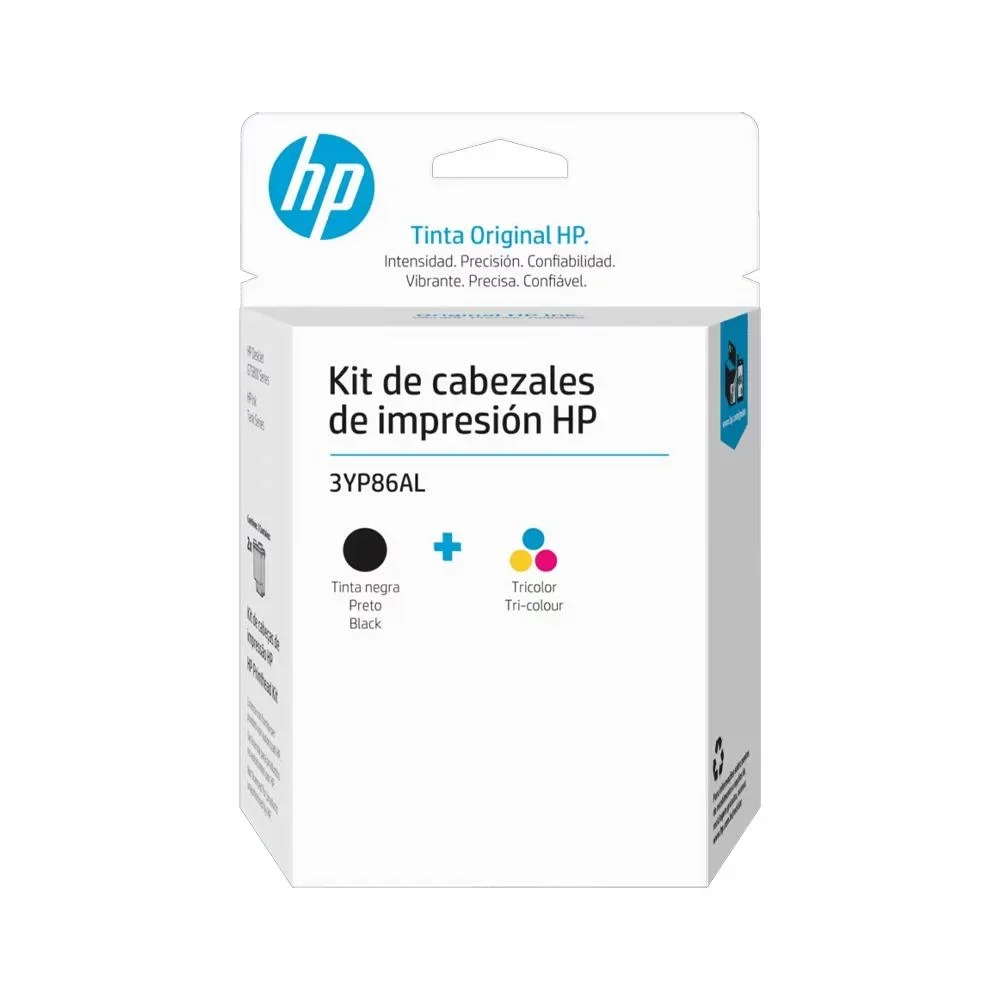 KIT CABEZALES HP TRI-COLOR/BLACK GT PRINTHEAD KIT