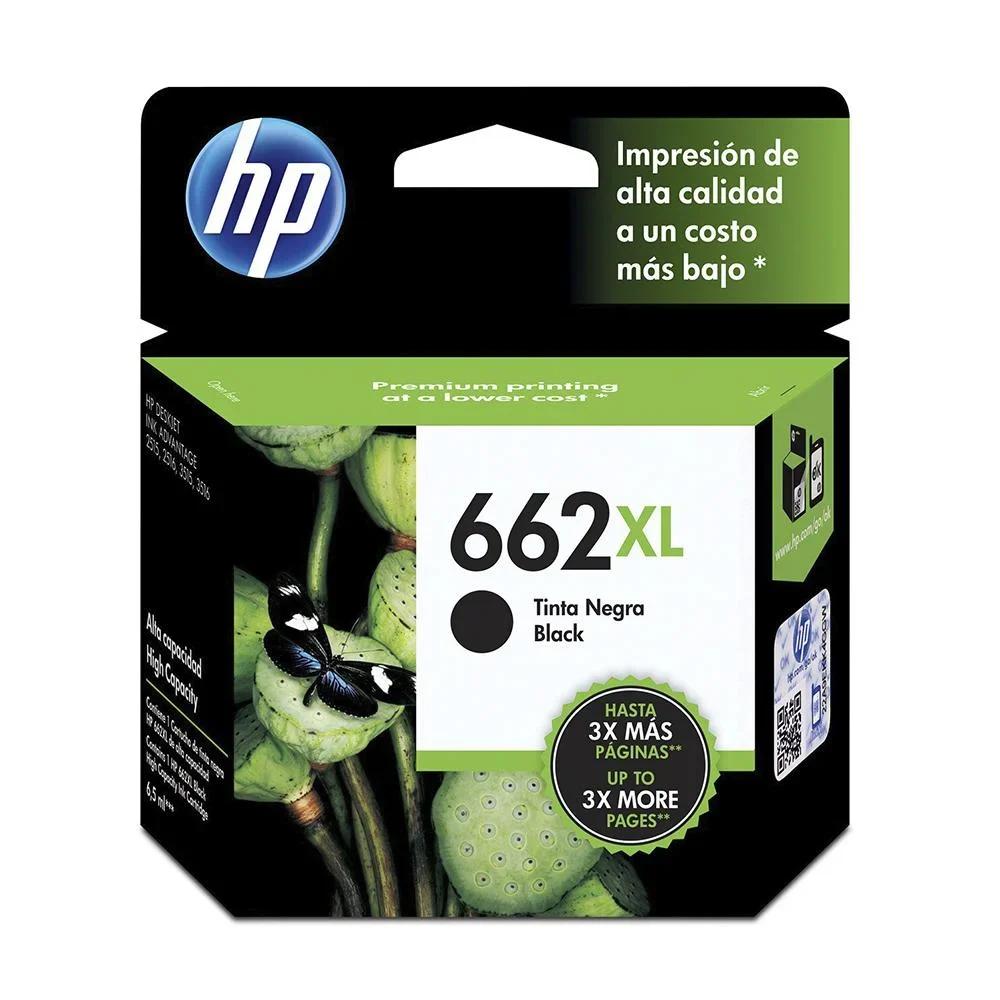 TINTA HP 662XL BLACK INK CARTRIDGE