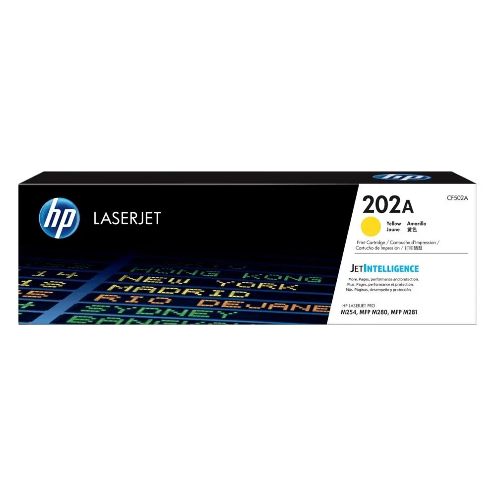 TONER CARTUCHO DE AMARILLO DE HP 202A LASERJET