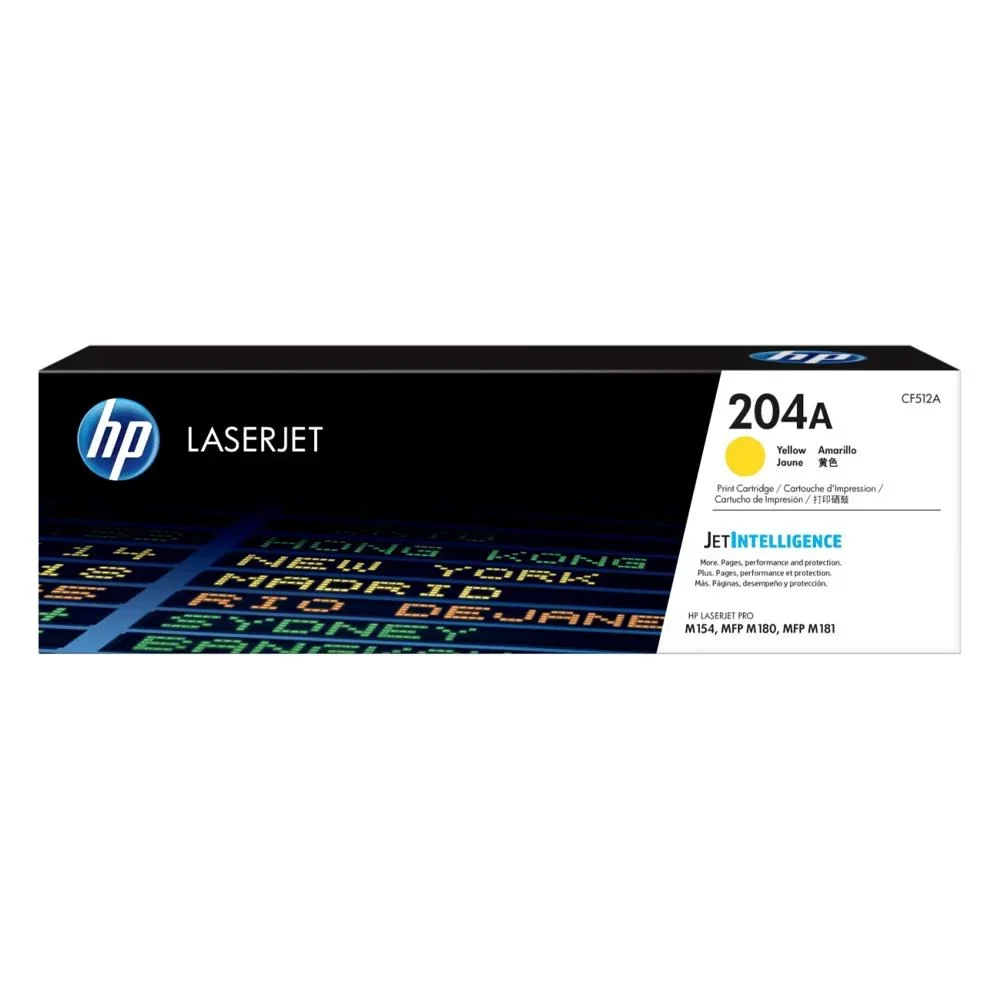 TONER CARTUCHO AMARILLO DE HP 204A LASERJET