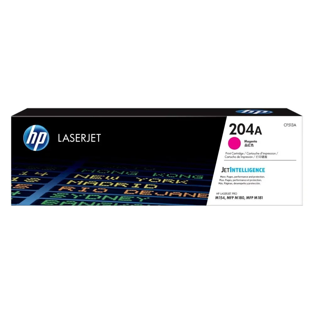TONER CARTUCHO MAGENTA DE HP 204A LASERJET — imagen 1