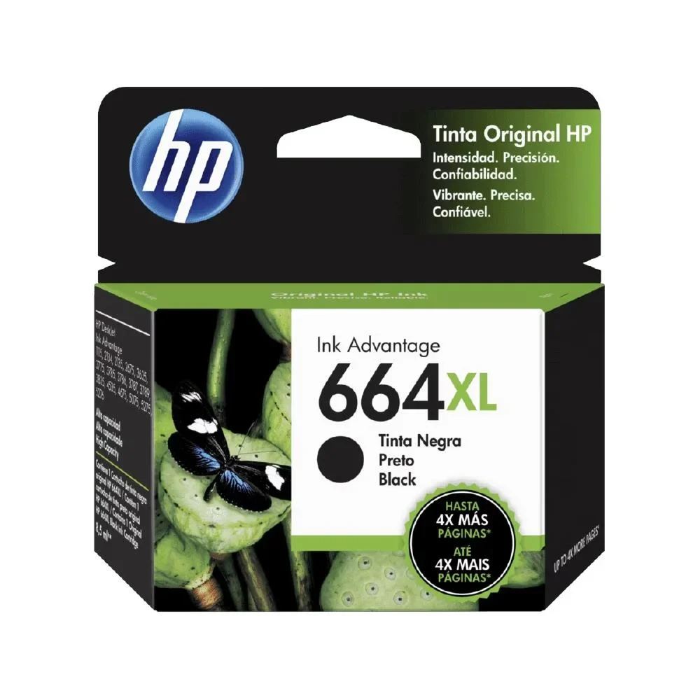 TINTA HP 664 XL BLACK INK CARTRIDGE